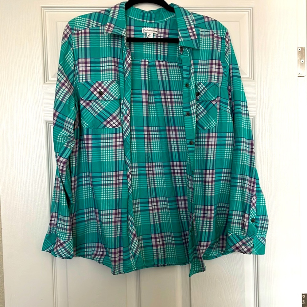 Croft&Barrow Flannels both XL. $7 for one or $12 for both.